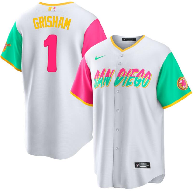 San Diego Padres Trent Grisham White 2022 City Connect Replica Jersey San Diego Padres Trent Grisham White 2022 City Connect Replica Jersey