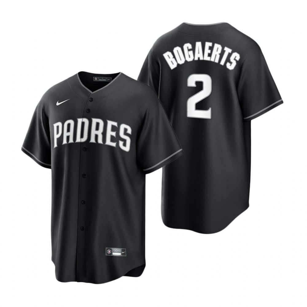 San Diego Padres Xander Bogaerts Black White Fashion Replica Jersey San Diego Padres Xander Bogaerts Black White Fashion Replica Jersey