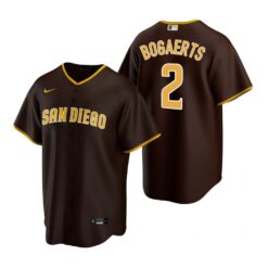 San Diego Padres Xander Bogaerts Brown Road Replica Jersey