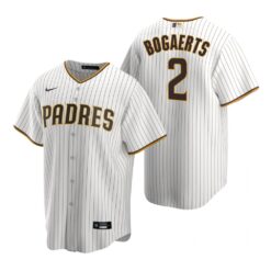 San Diego Padres Xander Bogaerts White Brown Home Replica Jersey