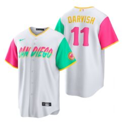 San Diego Padres Yu Darvish White 2022 City Connect Replica Jersey