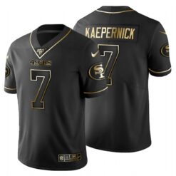 San Francisco 49ers Colin Kaepernick Black Golden Limited Jersey