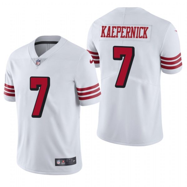 San Francisco 49ers Colin Kaepernick White Color Rush Limited Jersey San Francisco 49ers Colin Kaepernick White Color Rush Limited Jersey