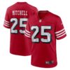 San Francisco 49ers Elijah Mitchell White Limited Jersey