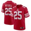 San Francisco 49ers Elijah Mitchell Scarlet Alternate Limited Jersey
