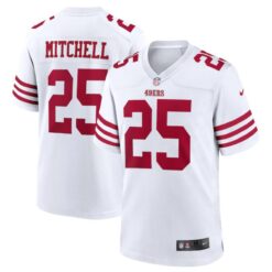 San Francisco 49ers Elijah Mitchell White Limited Jersey