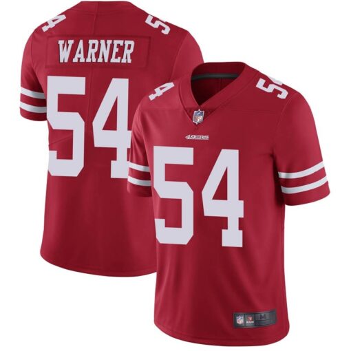 San Francisco 49ers Fred Warner Scarlet Limited Jersey