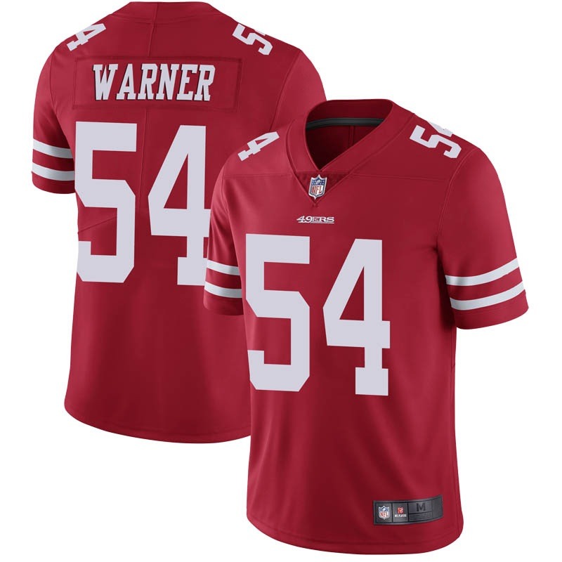 San Francisco 49ers Fred Warner Scarlet Limited Jersey San Francisco 49ers Fred Warner Scarlet Limited Jersey