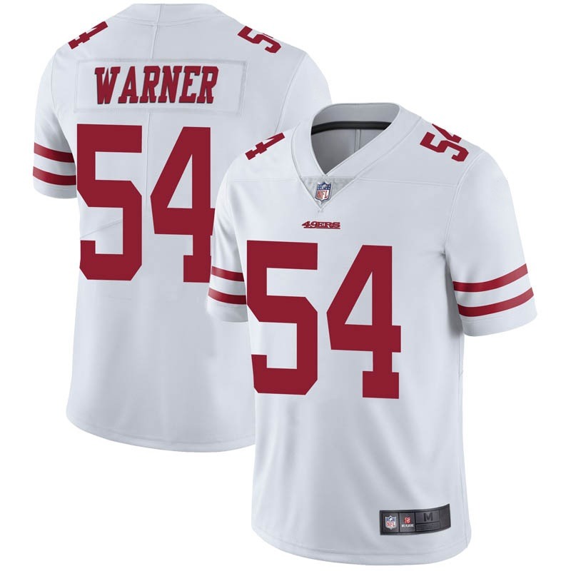 San Francisco 49ers Fred Warner White Limited Jersey San Francisco 49ers Fred Warner White Limited Jersey