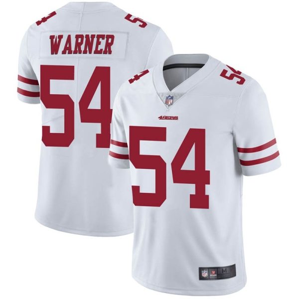 San Francisco 49ers Fred Warner White Limited Jersey San Francisco 49ers Fred Warner White Limited Jersey