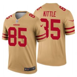 San Francisco 49ers George Kittle Gold Inverted Limited Jersey