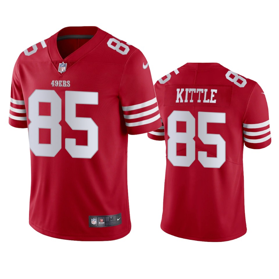 San Francisco 49ers George Kittle Scarlet 2022-23 Limited Jersey San Francisco 49ers George Kittle Scarlet 2022-23 Limited Jersey