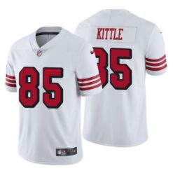 San Francisco 49ers George Kittle White Color Rush Limited Jersey