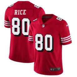 San Francisco 49ers Jerry Rice Red Throwback Limited Jersey