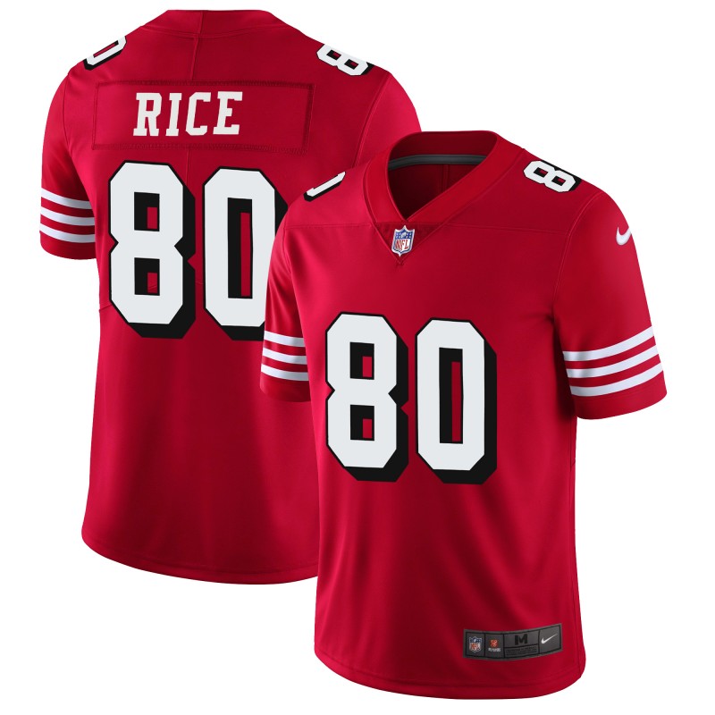 San Francisco 49ers Jerry Rice Red Throwback Limited Jersey San Francisco 49ers Jerry Rice Red Throwback Limited Jersey