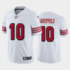 San Francisco 49ers Jimmy Garoppolo White Color Rush Limited Jersey