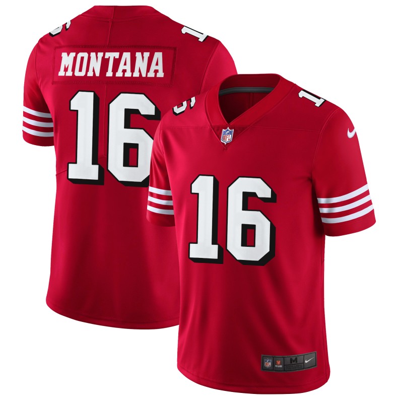 San Francisco 49ers Joe Montana Red Throwback Limited Jersey San Francisco 49ers Joe Montana Red Throwback Limited Jersey