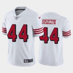 San Francisco 49ers Kyle Juszczyk White Color Rush Limited Jersey
