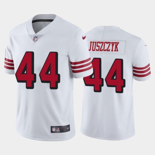 San Francisco 49ers Kyle Juszczyk White Color Rush Limited Jersey