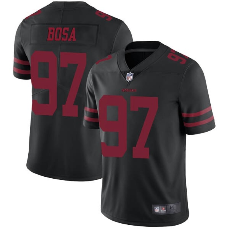San Francisco 49ers Nick Bosa Black Limited Jersey San Francisco 49ers Nick Bosa Black Limited Jersey