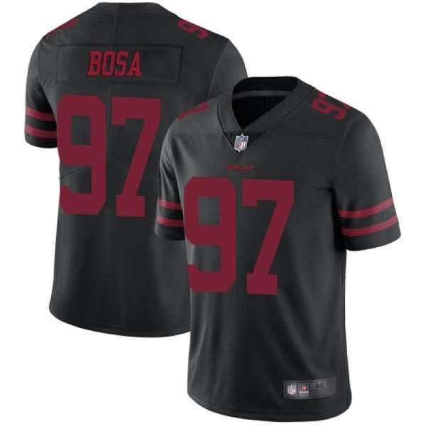 San Francisco 49ers Nick Bosa Black Limited Jersey San Francisco 49ers Nick Bosa Black Limited Jersey