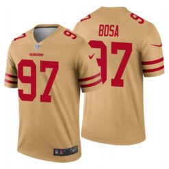San Francisco 49ers Nick Bosa Gold Inverted Limited Jersey