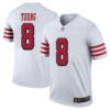 San Francisco 49ers Sam Darnold White Limited Jersey