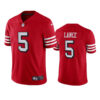 San Francisco 49ers Trey Lance White Color Rush Limited Jersey