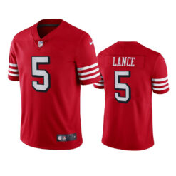 San Francisco 49ers Trey Lance Scarlet Alternate Limited Jersey