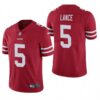 San Francisco 49ers Trey Lance White Color Rush Limited Jersey