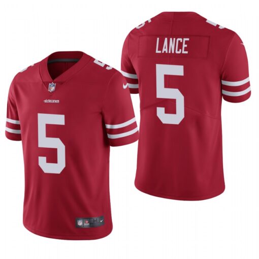 San Francisco 49ers Trey Lance Scarlet Limited Jersey