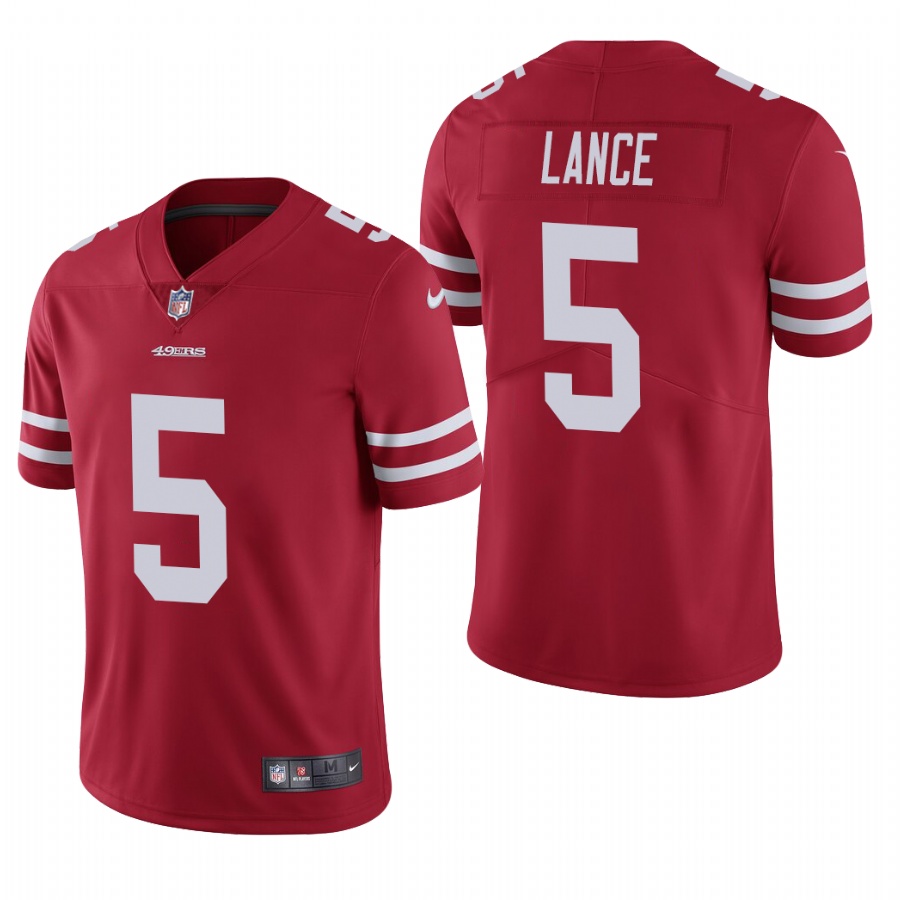 San Francisco 49ers Trey Lance Scarlet Limited Jersey San Francisco 49ers Trey Lance Scarlet Limited Jersey