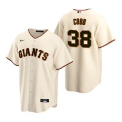 San Francisco Giants Alex Cobb Cream Home Replica Jersey