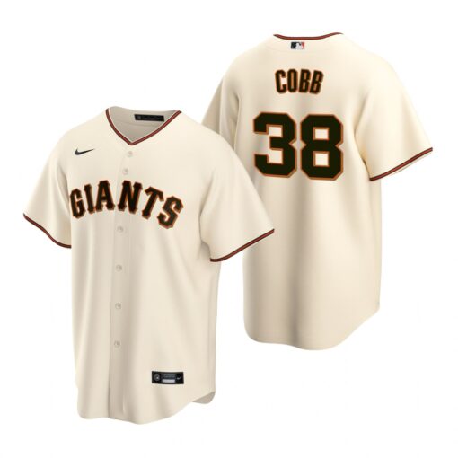 San Francisco Giants Alex Cobb Cream Home Replica Jersey