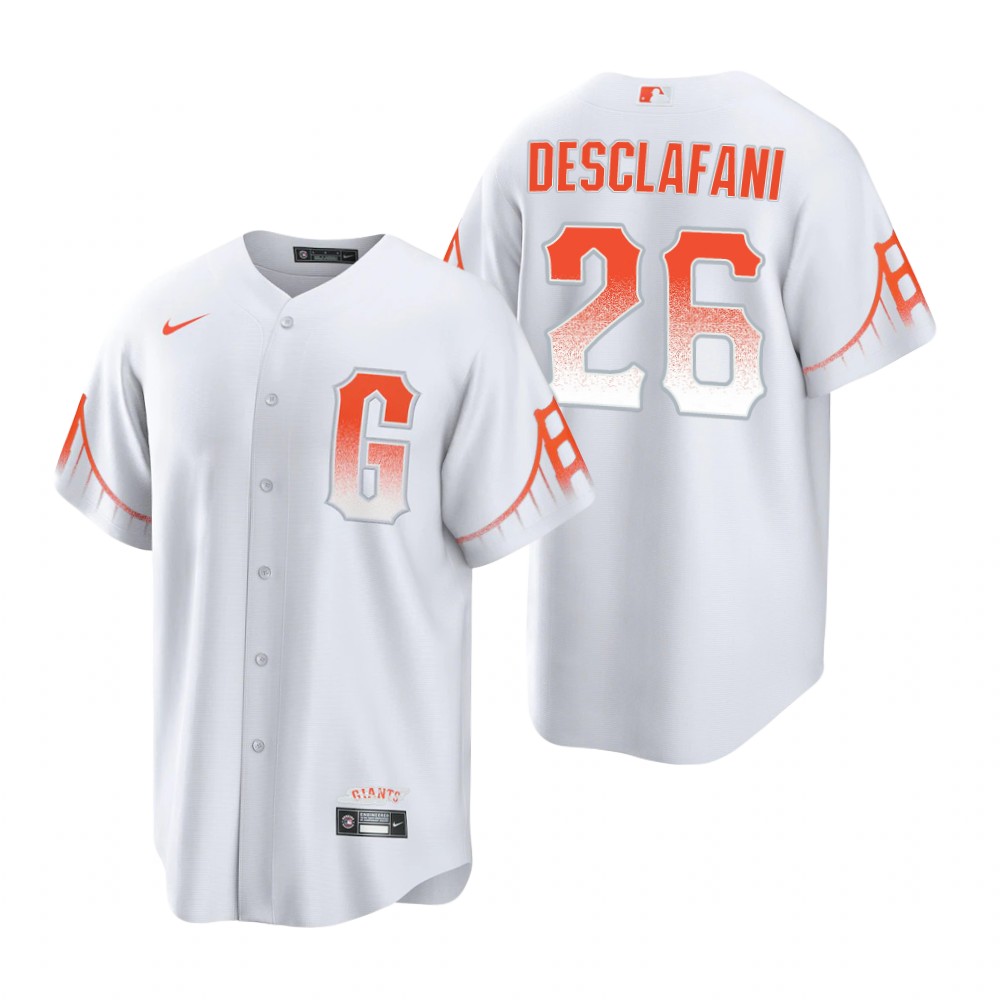 San Francisco Giants Anthony DeSclafani White 2021 City Connect Replica Jersey San Francisco Giants Anthony DeSclafani White 2021 City Connect Replica Jersey