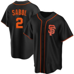 San Francisco Giants Blake Sabol Black Alternate Replica Jersey