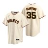 San Francisco Giants Brandon Crawford Orange Replica Alternate Jersey