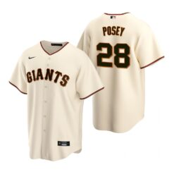 San Francisco Giants Buster Posey Cream Replica Home Jersey