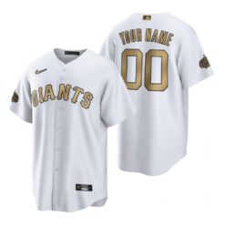 San Francisco Giants Custom White 2022 All-Star Game Replica Jersey
