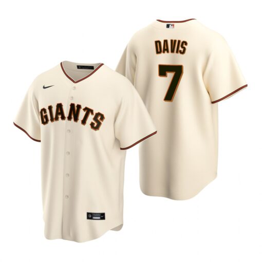San Francisco Giants JD Davis Cream Home Replica Jersey
