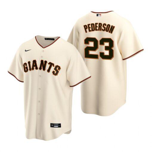 San Francisco Giants Joc Pederson Cream Replica Home Jersey