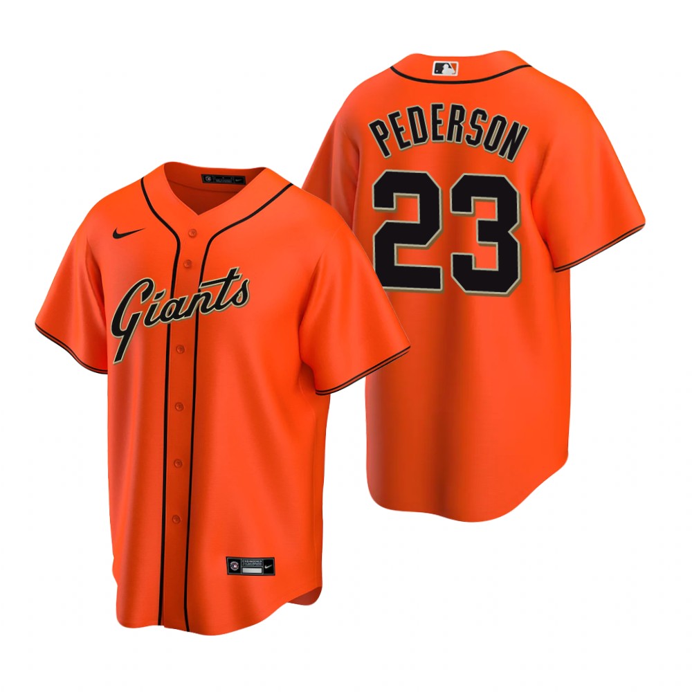San Francisco Giants Joc Pederson Orange Alternate Replica Jersey San Francisco Giants Joc Pederson Orange Alternate Replica Jersey