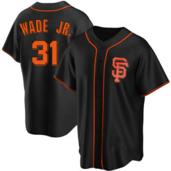 San Francisco Giants LaMonte Wade Jr Black Alternate Replica Jersey