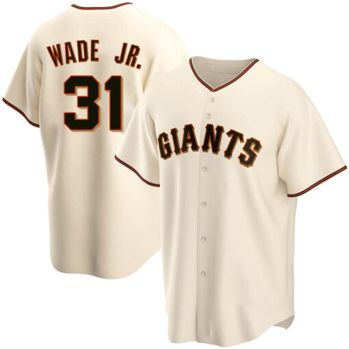 San Francisco Giants LaMonte Wade Jr Cream Home Replica Jersey