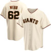 San Francisco Giants LaMonte Wade Jr Orange Alternate Replica Jersey