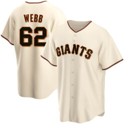 San Francisco Giants Logan Webb Cream Home Replica Jersey