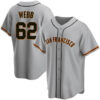 San Francisco Giants Logan Webb White 2021 City Connect Replica Jersey