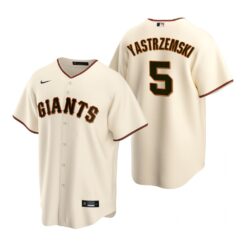 San Francisco Giants Mike Yastrzemski Cream Home Replica Jersey