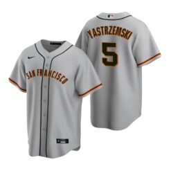 San Francisco Giants Mike Yastrzemski Gray Road Replica Jersey
