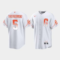 San Francisco Giants Mike Yastrzemski White 2021 City Connect Replica Jersey